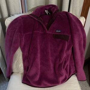 Patagonia Maroon Fleece Pullover
